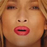 Close-up of Jennifer Lopez showcasing her glamorous look