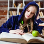 oung Student Focused on Research