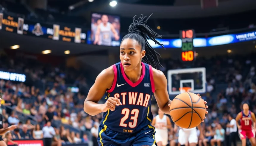 Aja Wilson, the star of the New York Liberty, has made history in the WNBA