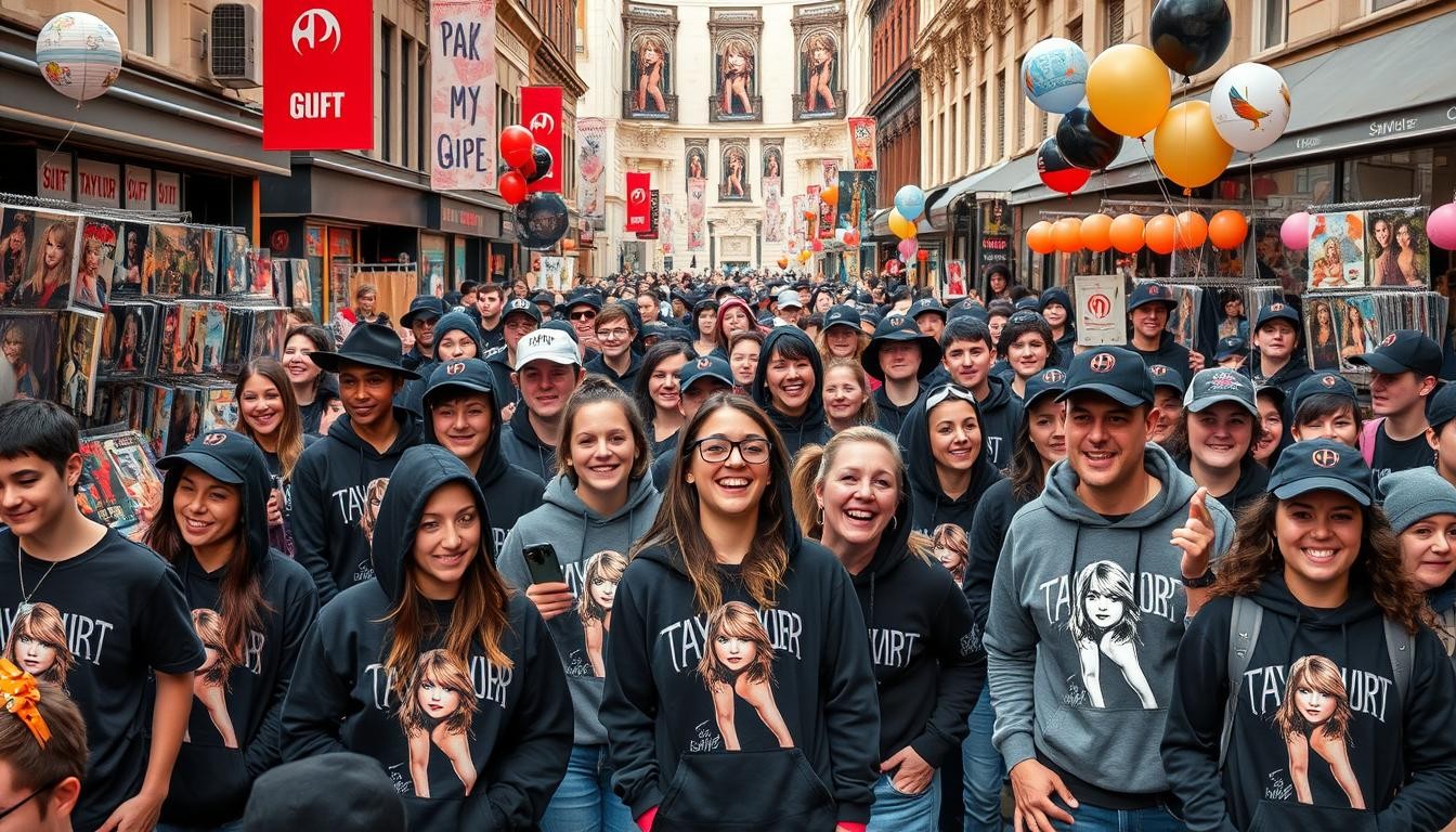 Taylor Swift's Merch Craze in the USA : Fans Go Wild!