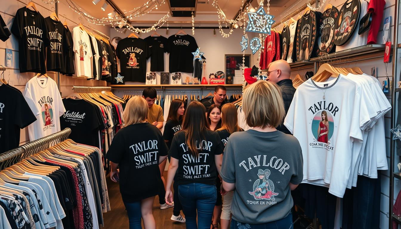 Taylor Swift's Merch Craze in the USA : Fans Go Wild!