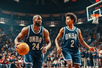 LeBron and Bronny James make NBA history: First Father-Son duo Share Court in NBA Game. Witness this milestone moment in professional basketball. Game between the Los Angeles Lakers and the Minnesota Timberwolves