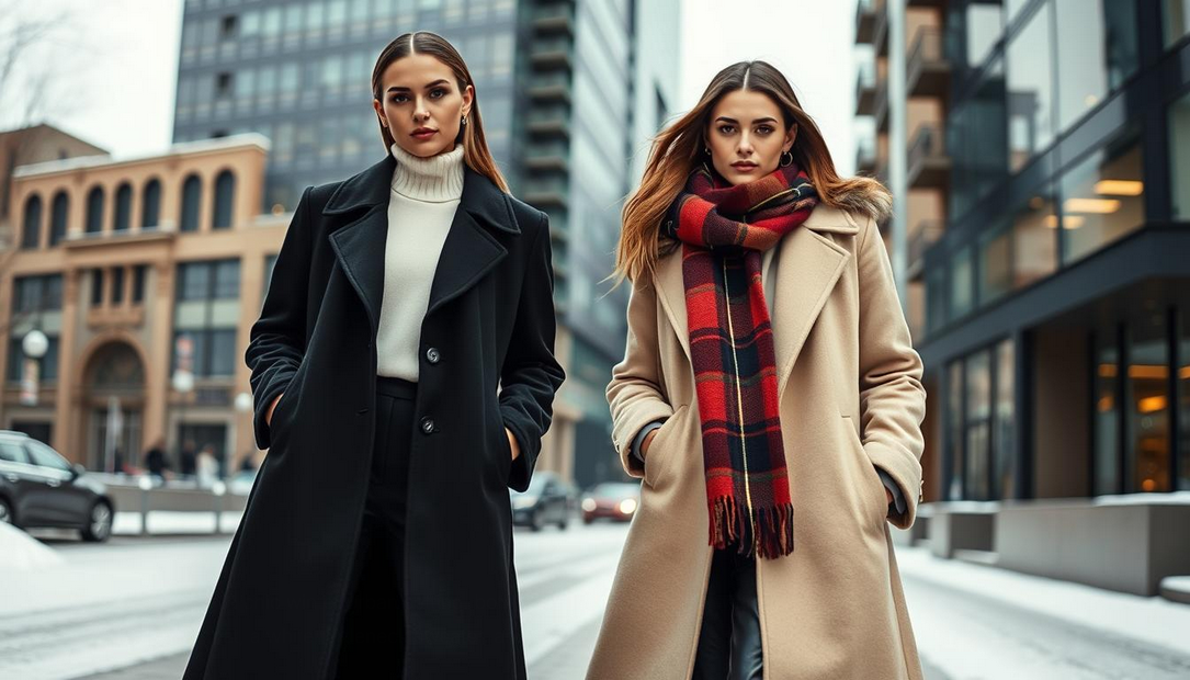 Layering Like a Pro: Trending Winter Coat, Sweater, and Scarf Styles in the USA