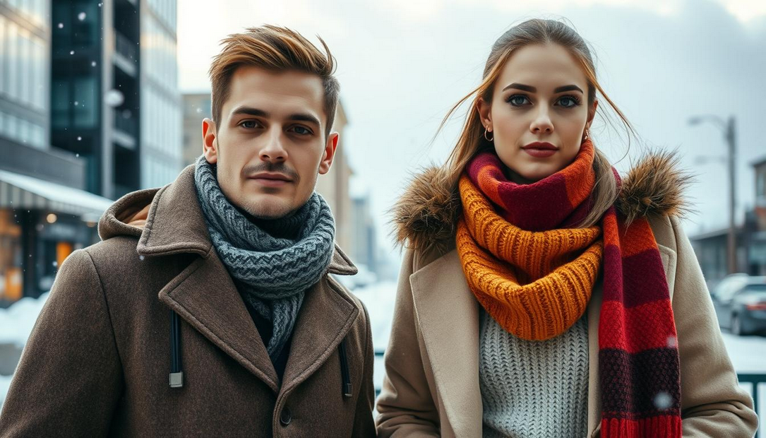 Layering Like a Pro: Trending Winter Coat, Sweater, and Scarf Styles in the USA