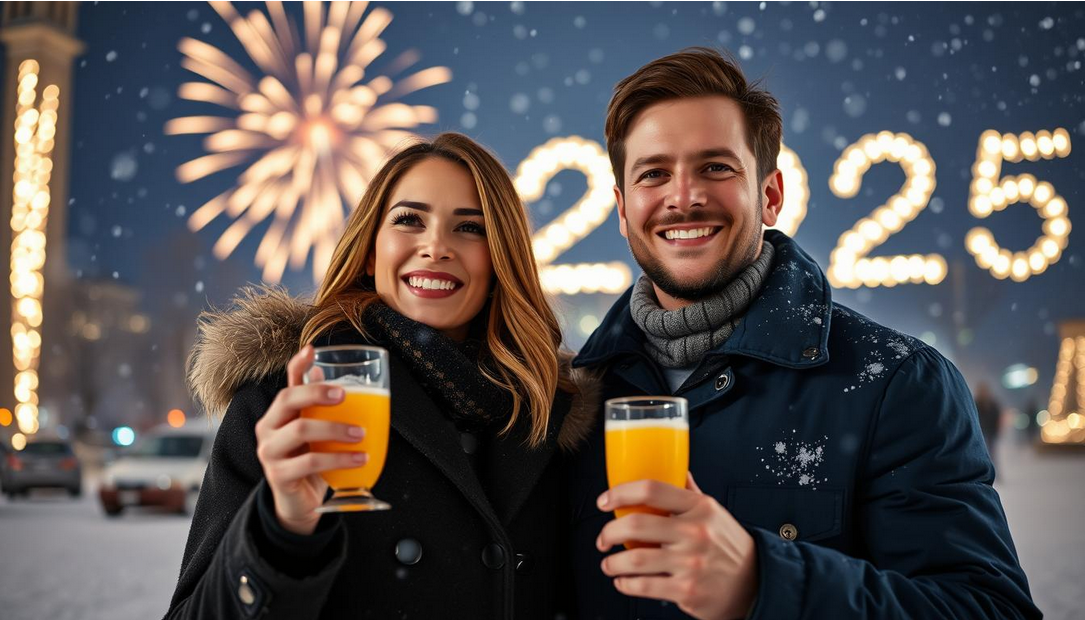 Snowy Nights and New Year Lights: Celebrating the New Year in a winter wonderland