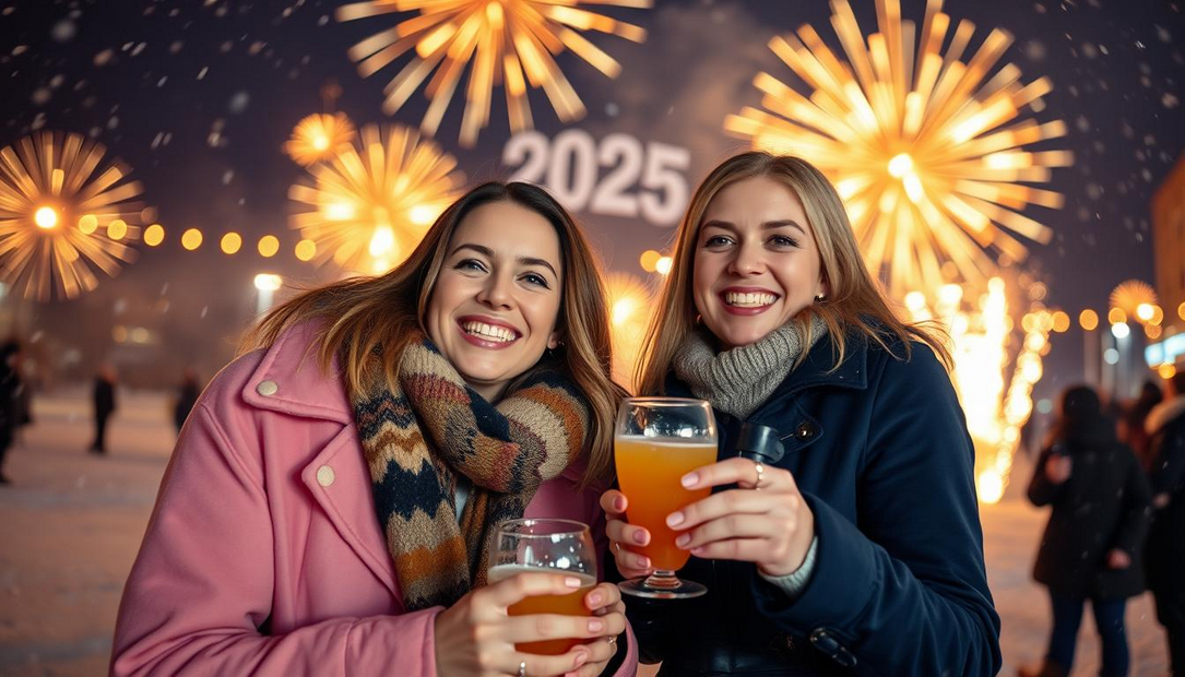 Snowy Nights and New Year Lights: Celebrating the New Year in a winter wonderland