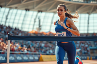 Shattering Limits: The Raw Power of Athletics in Motion