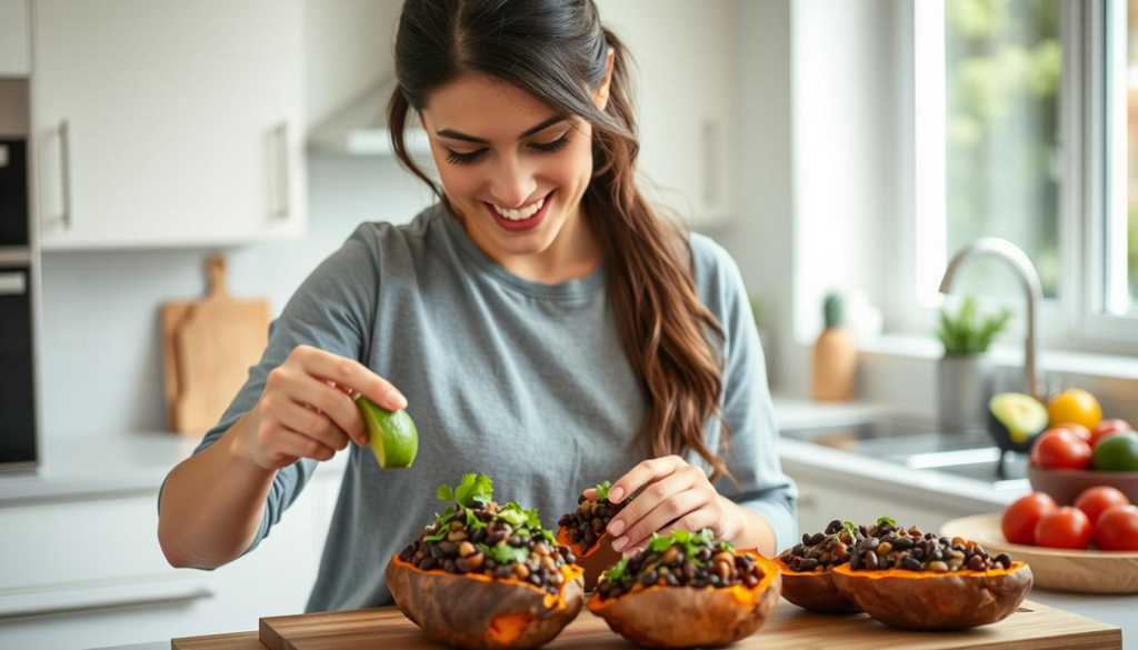 How can Stuffed Sweet Potatoes with Black Beans Boost Your Health?