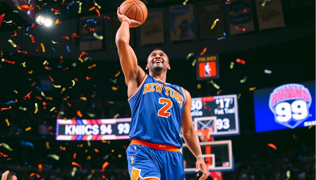 Knicks Beat Pistons to Take 3–1 Series Lead