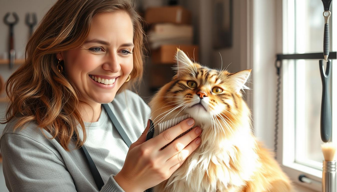 Grooming Techniques for Long-Haired Cats