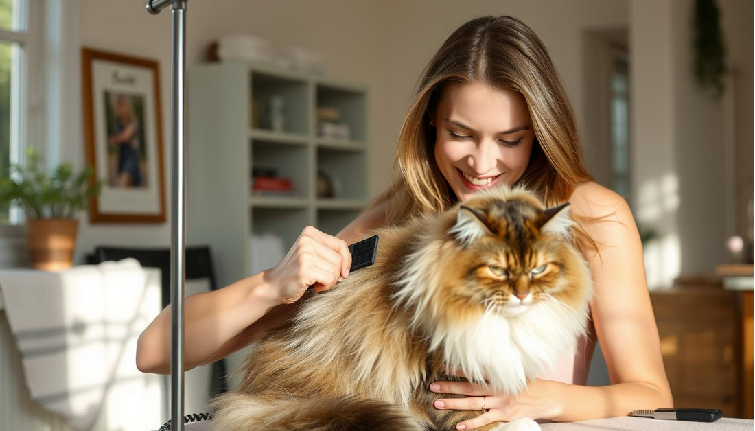 Grooming Techniques for Long-Haired Cats
