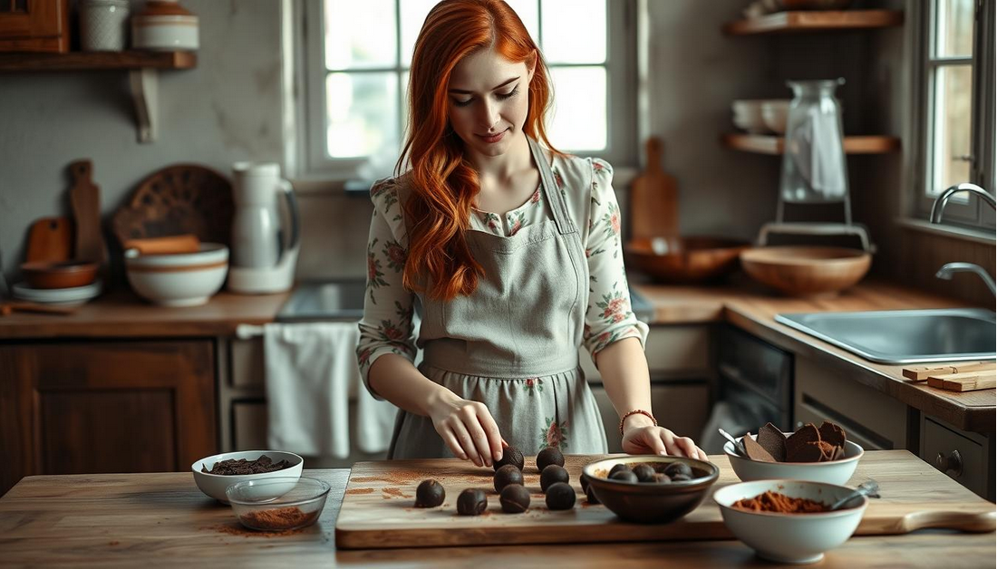 How to make Rich Dark Chocolate Truffles