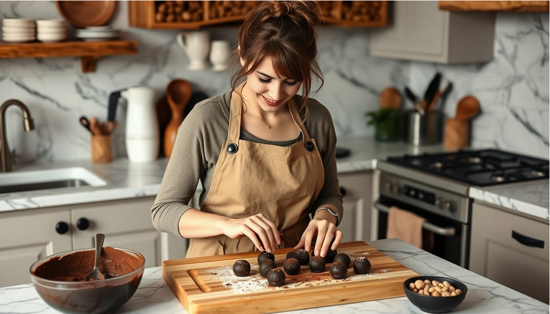 How to make Rich Dark Chocolate Truffles