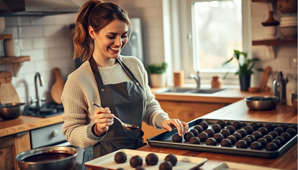 How to make Rich Dark Chocolate Truffles