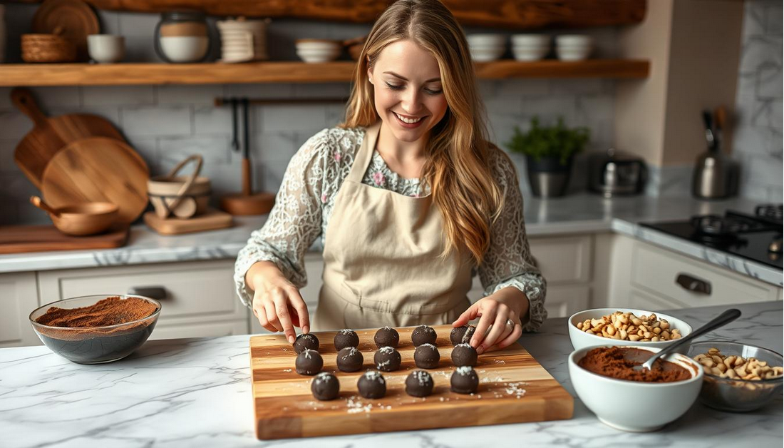 How to make Rich Dark Chocolate Truffles