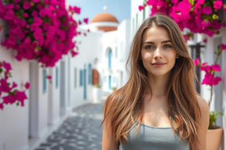 Santorini, Greece: White Houses, Blue Domes