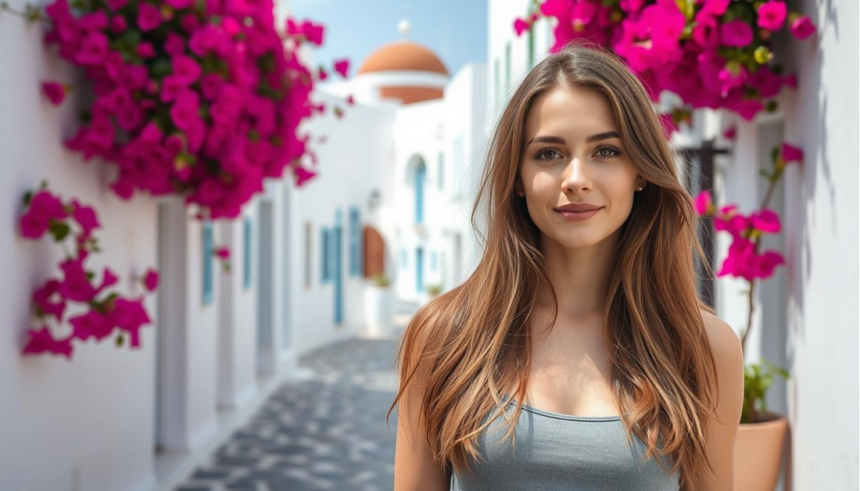 Santorini, Greece: White Houses, Blue Domes