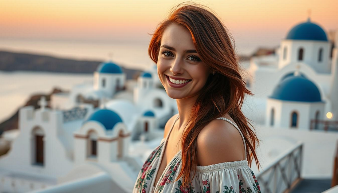 Santorini, Greece: White Houses, Blue Domes