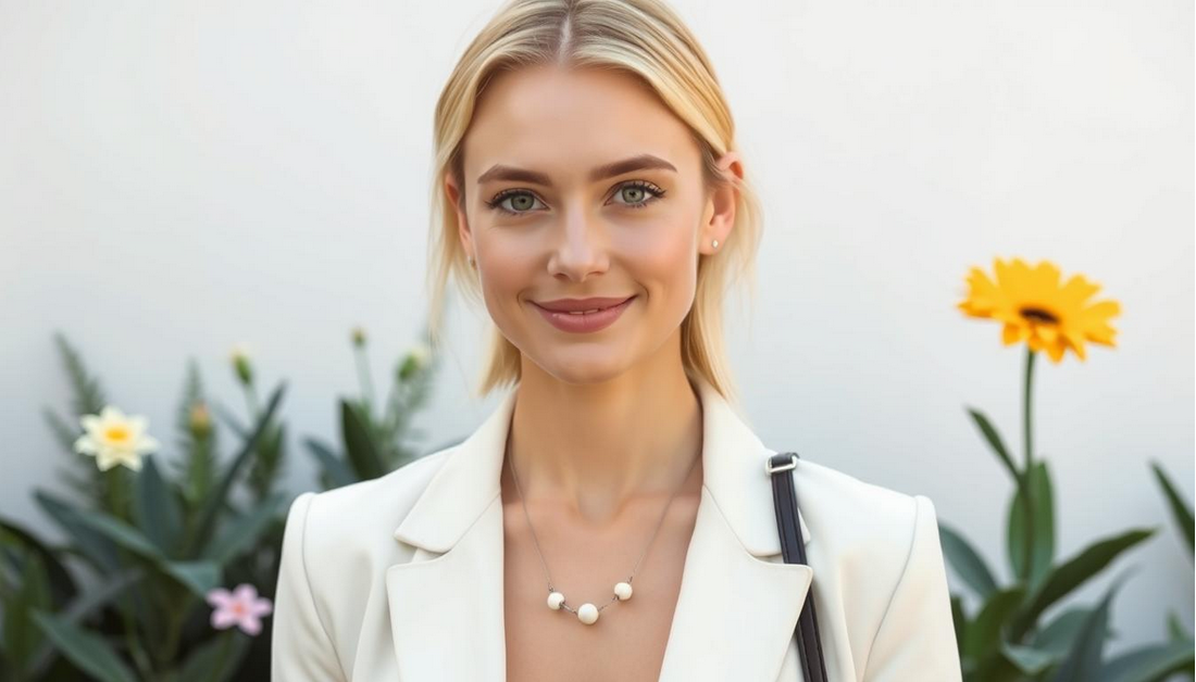 Statement Ceramic Jewelry, Styled with Modern Grace
