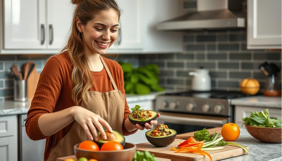 How to make the Ultimate Veggie-Stuffed Avocado?
