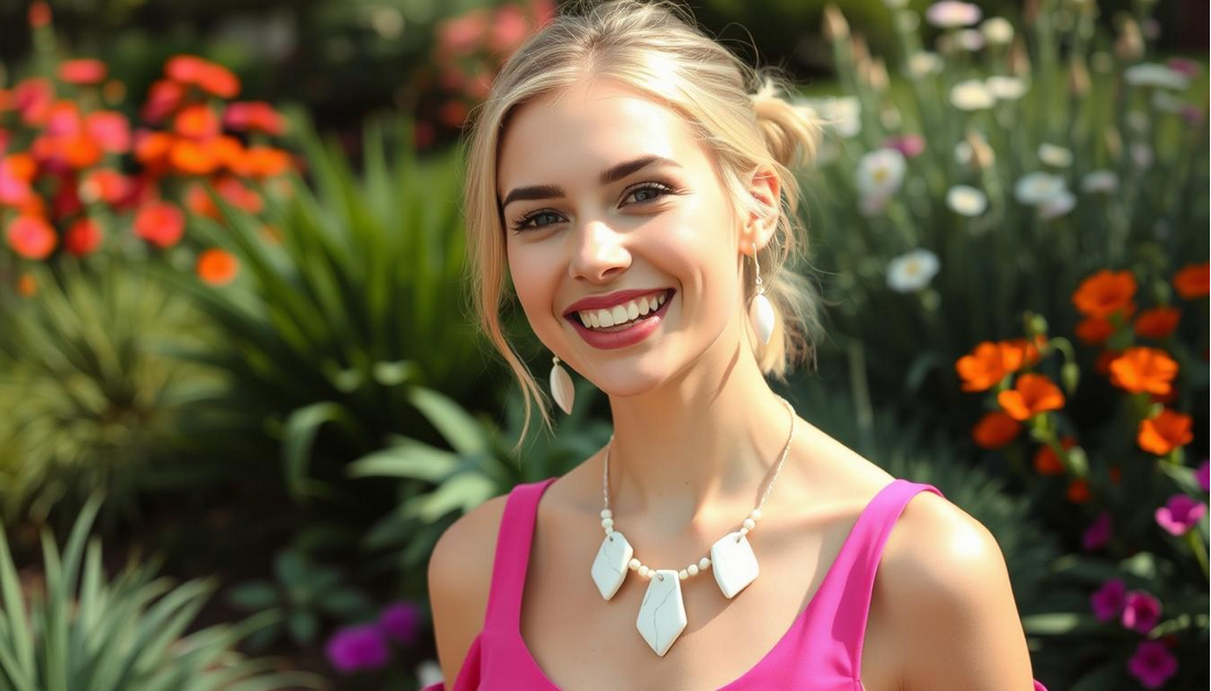 Statement Ceramic Jewelry, Styled with Modern Grace