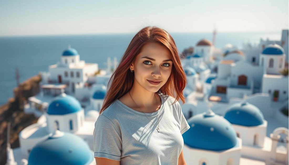 Santorini, Greece: White Houses, Blue Domes