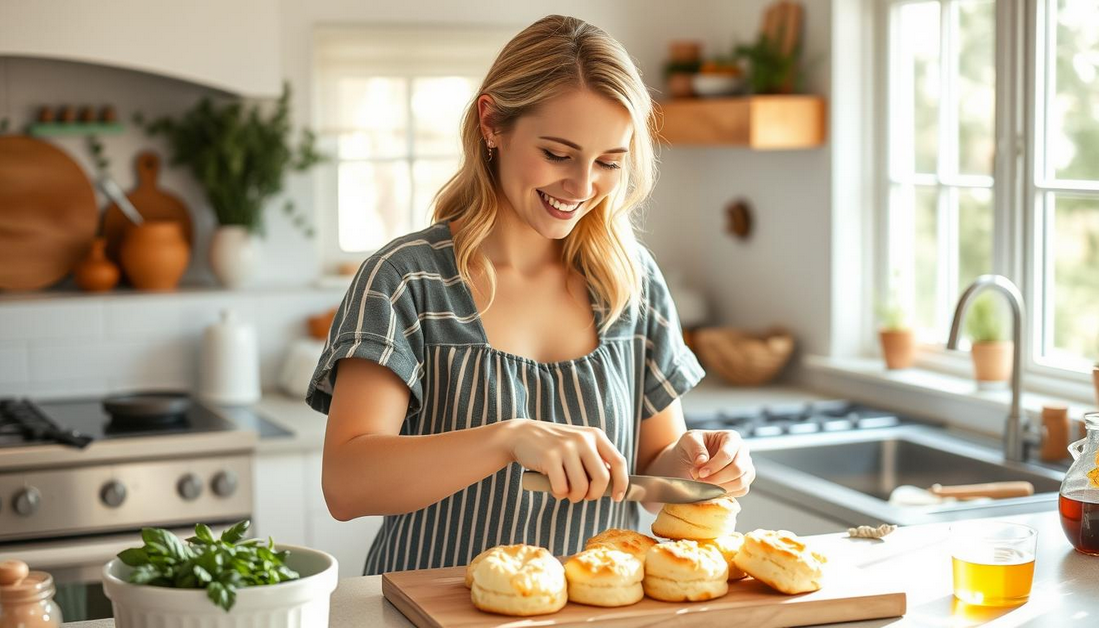 Buttermilk Biscuits with Herb Butter Bliss