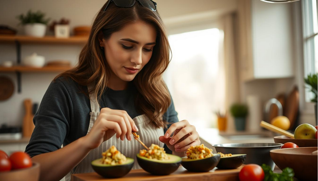 Stuffed Avocados: Your New Favorite Lunch Hack