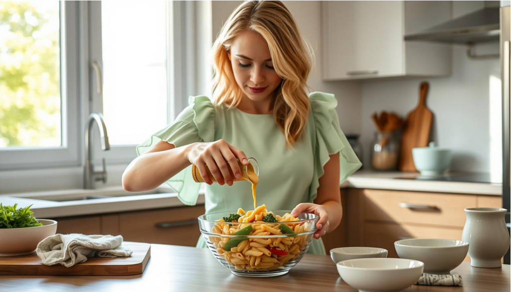 Veggie-Packed Macaroni Salad for Guilt-Free Bites