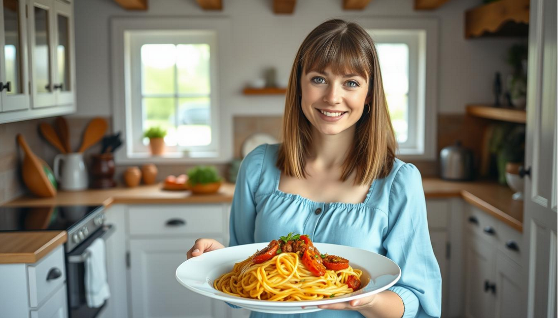 Spaghetti Recipe Bursting with Roasted Tomato Flavor