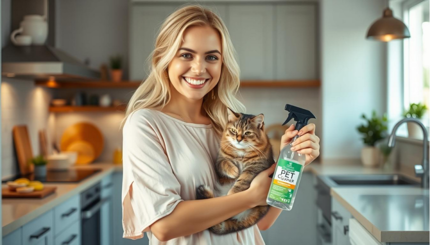 Safest Cleaning Products for Cat Households