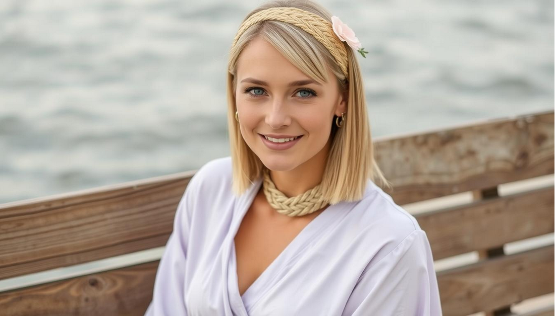 Coastal Outfits Elevated By Chic Raffia Accessories