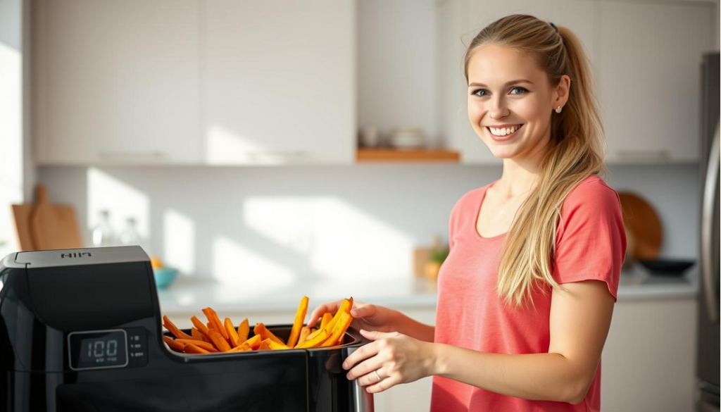 Crispy Baked Sweet Potato Fries Recipe With Garlic Dip