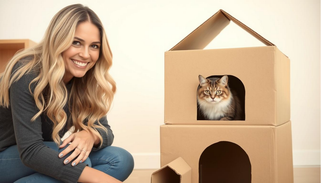 Turning Cardboard Boxes Into Cat Playgrounds