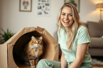 Turning Cardboard Boxes Into Cat Playgrounds