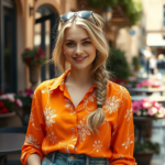 Printed Shirts Just Became Parisian Girl Staples