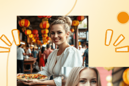 Orange Bold Food Menu Flyer