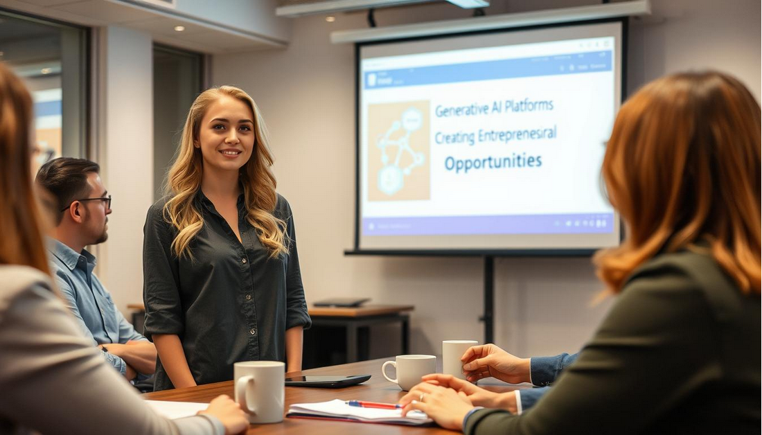 Generative AI Platforms Creating Entrepreneurial Opportunities