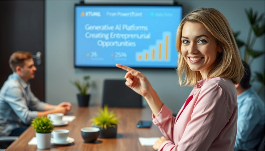 Generative AI Platforms Creating Entrepreneurial Opportunities