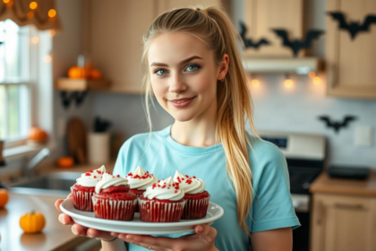 Red Velvet Cupcakes Recipe Perfect for Halloween Night