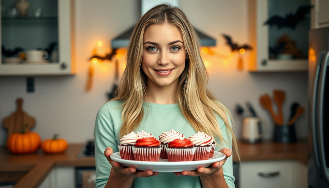 Red Velvet Cupcakes Recipe Perfect for Halloween Night