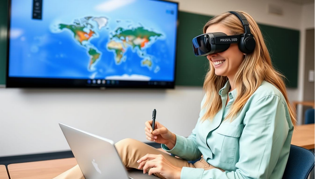 Virtual Reality Lessons Enhancing Student Imagination