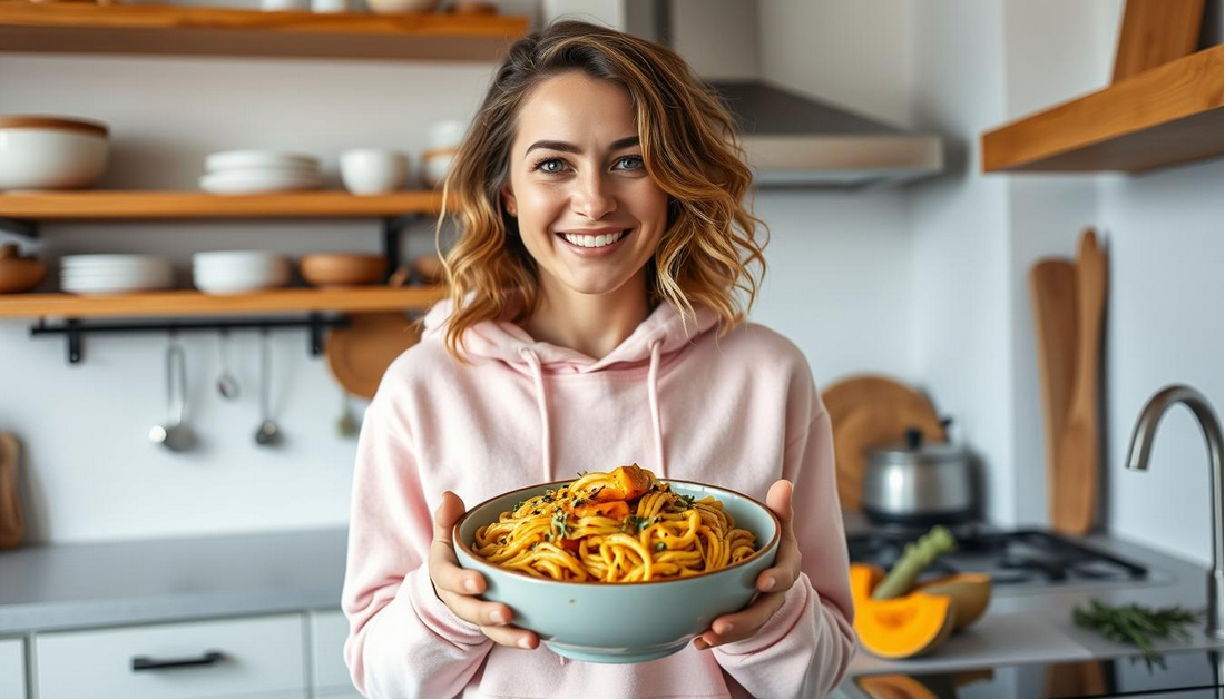 Caramelized Winter Squash Pasta Recipe With Aromatic Herbs