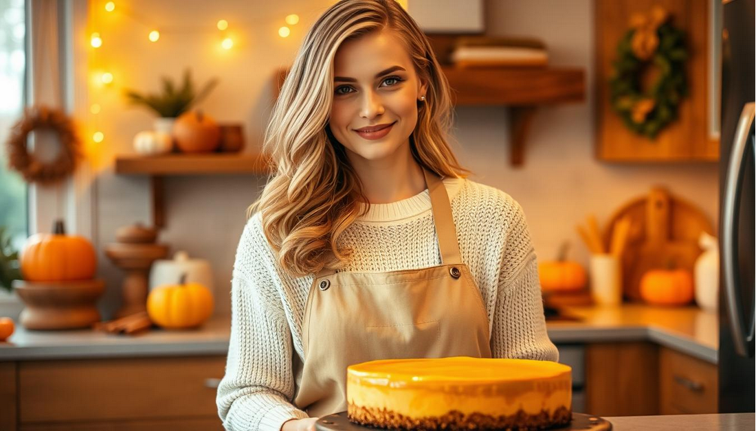 Perfect Thanksgiving Pumpkin Cheesecake Dessert Recipe