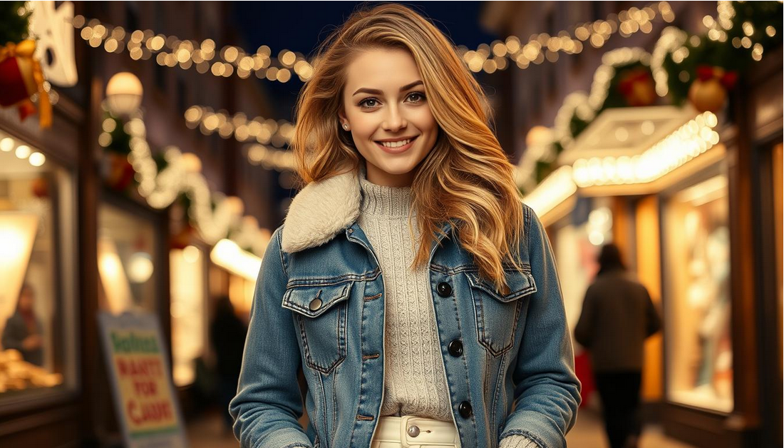 Thermal Denim Jackets Reviving Classic Winter Outfits