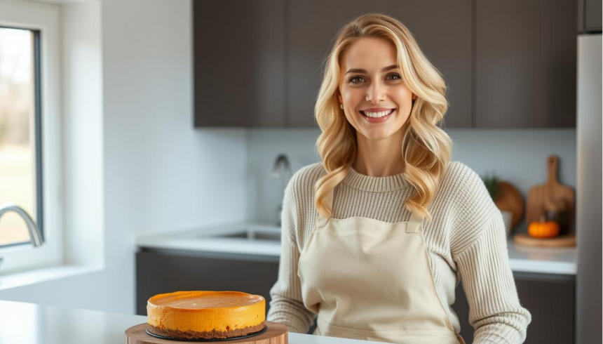 Perfect Thanksgiving Pumpkin Cheesecake Dessert Recipe