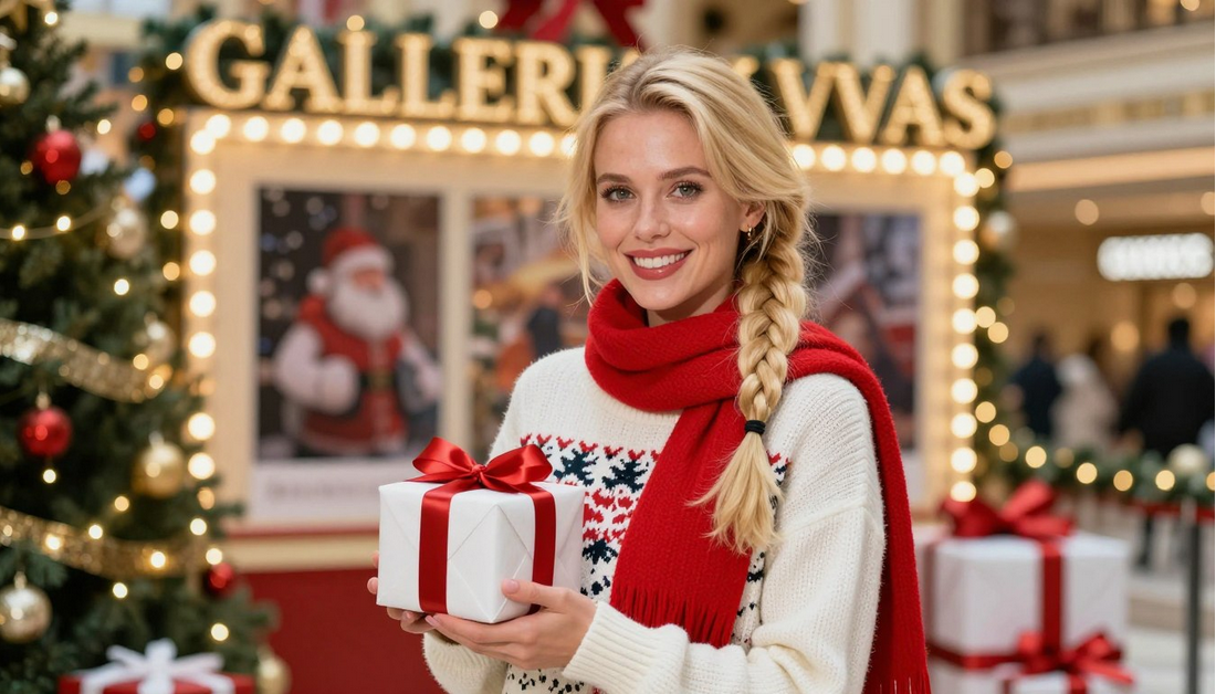 Enjoy live holiday tracks and Santa photos at Galleria Las Vegas this season.