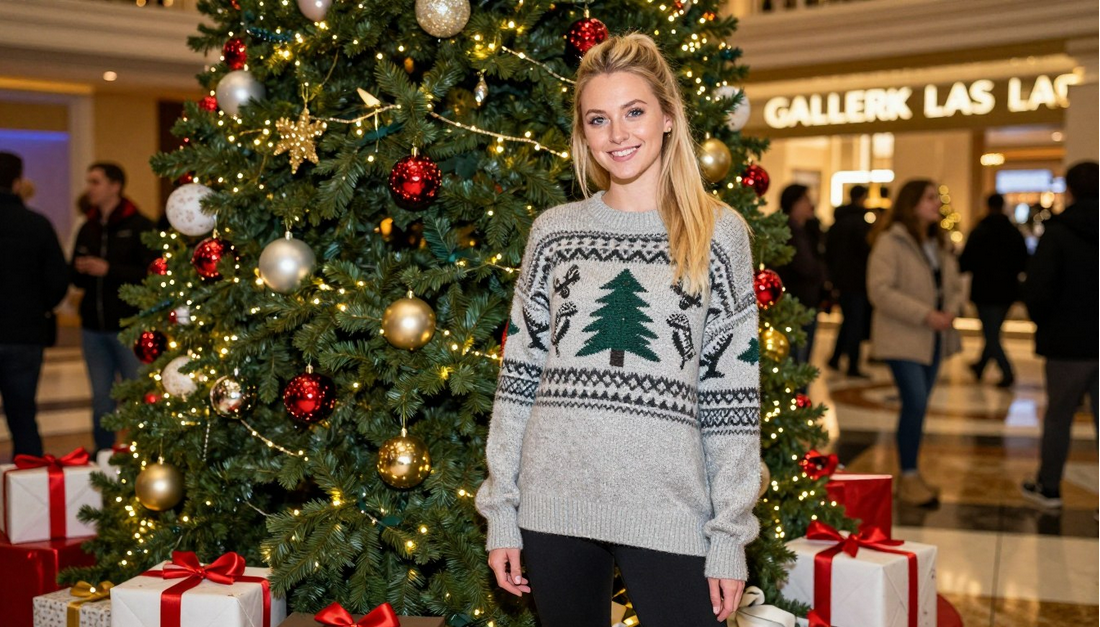 Enjoy live holiday tracks and Santa photos at Galleria Las Vegas this season.