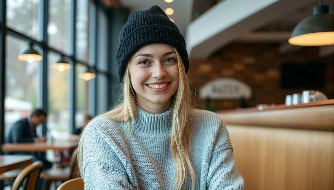 Beanies and Oversized Sweaters Inspire Relaxed Winter Fashion