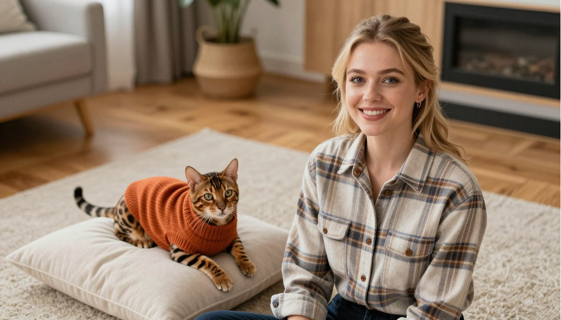 Best Winter Clothing Materials for Indoor Cats